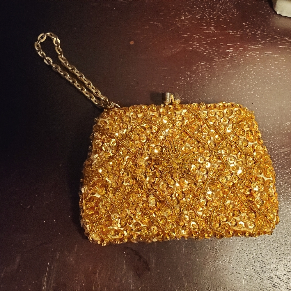Vintage Grand Maison Blanche Beaded Sequin Pattern